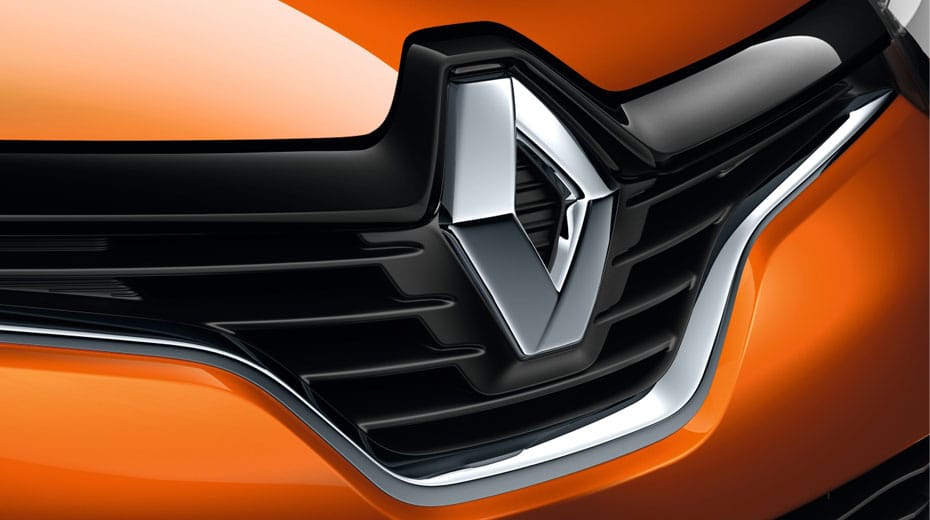 Calandre Renault pour récupérer un code autoradio Renault