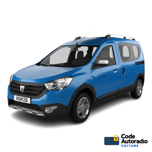 Code autoradio Dacia Dokker Lodgy (2012-2020)