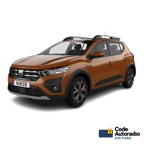 Code autoradio Dacia Sandero Stepway (2009-2026)