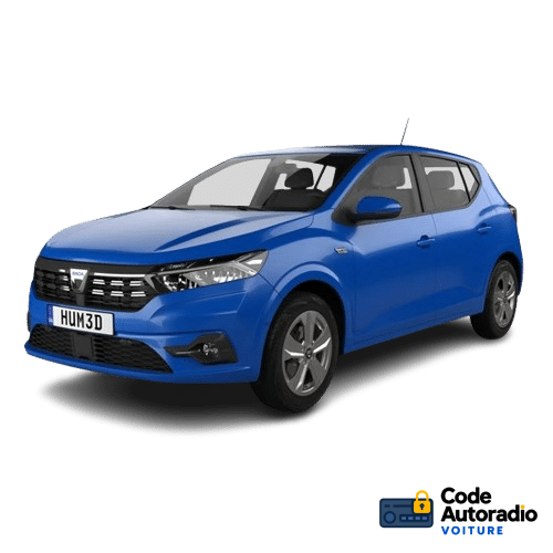 Code autoradio Dacia Sandero (2008-2026)